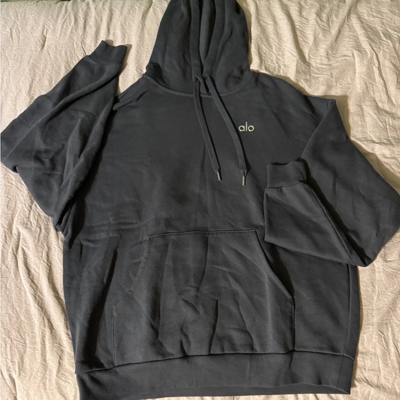 Alo Accolade Charcoal Grey Sweat Set - Picture 3 of 5